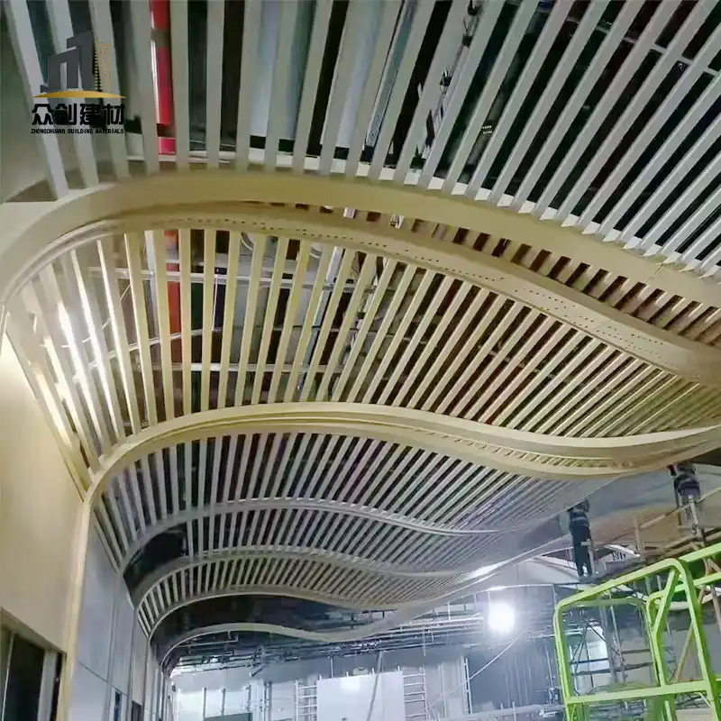 Aluminum Open Cell Ceiling Grille