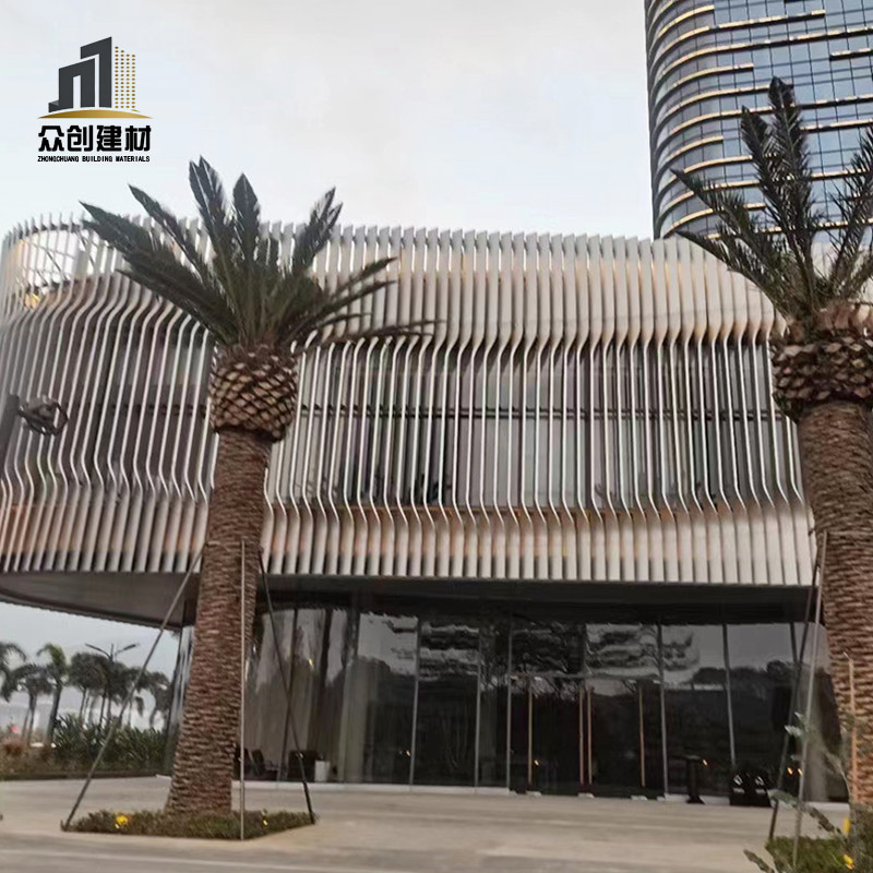 Twisted Aluminum Panels