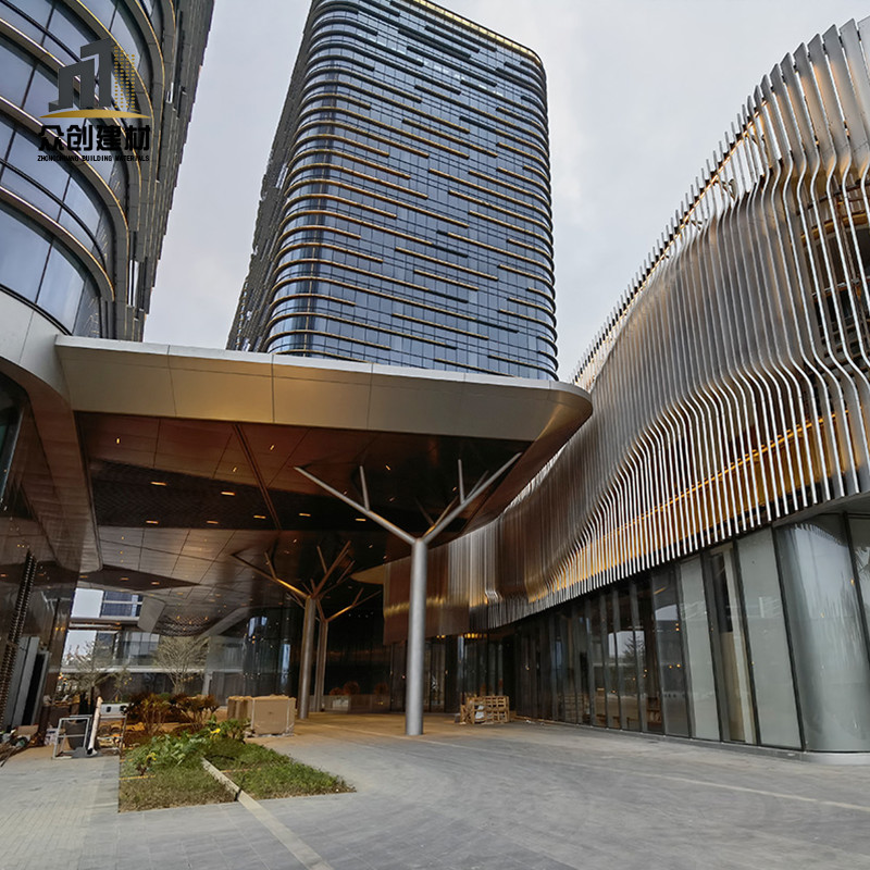 Twisted Aluminum Panels