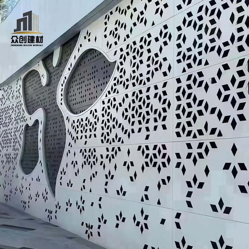 Irregularly Shaped Aluminum Wall Panels