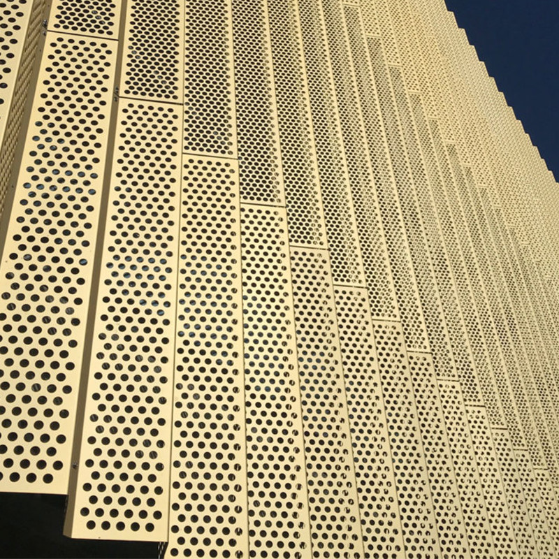 folded aluminium cladding